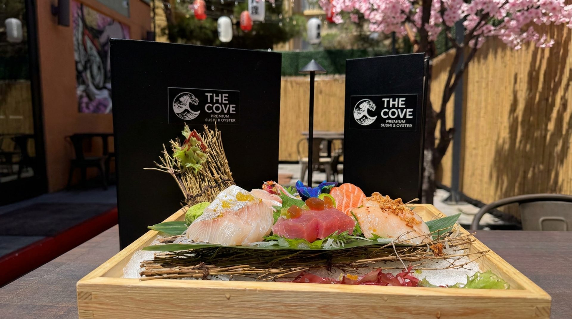 Sashimi on ice